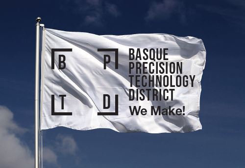 Bandera Basque Precision Technology District Parke Itziar Deba